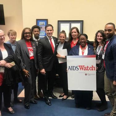 AIDSWatch participants with Senator Marco Rubio, March 28, 2017, Washington DC.