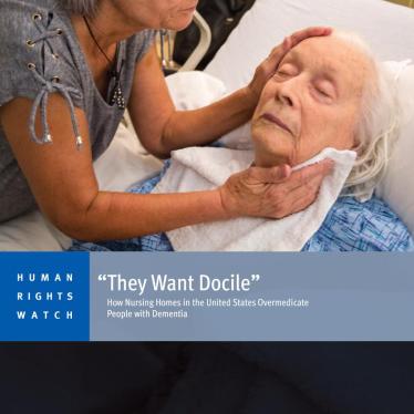 Cover of the US nursing homes report