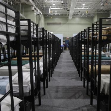 Dormitory beds for migrant children 