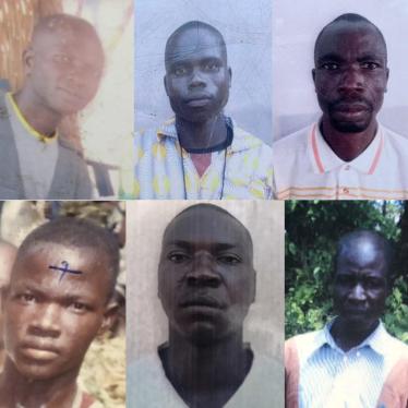 Top row, from left to right: Augustin Vote (Killed in Koundjili); Raphael Haoumi (Killed in Lemouna); Zachée Gong-Pou (Killed in Lemouna); Sosthène Kobaikera (Killed in Lemouna); Evariste Ngororo (Killed in Bohong) Bottom row, from left to right: Olivier 