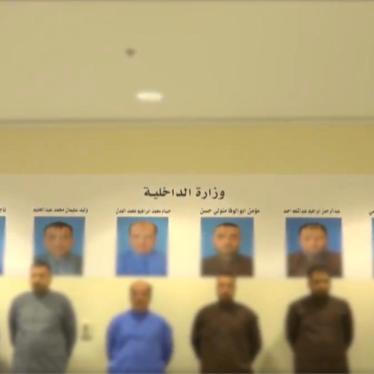 Kuwait’s Interior Ministry released a video statement on July 12 alleging the eight Egyptians were sought for criminal offenses in Egypt. Video originally published on Kuwait’s Interior Ministry YouTube Page.