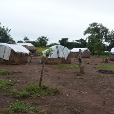 An internally displaced camp for Peuhl in Sibut, Kemo province, Central African Republic, where survivors of the Amo attack were living in October 2019.